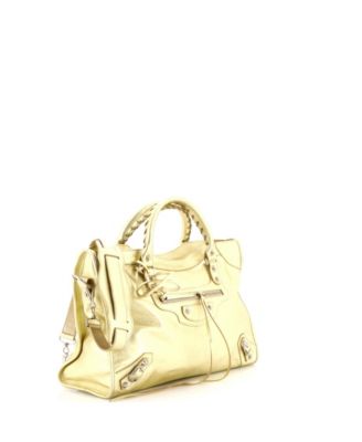 Medium City Classic Studs Bag Leather