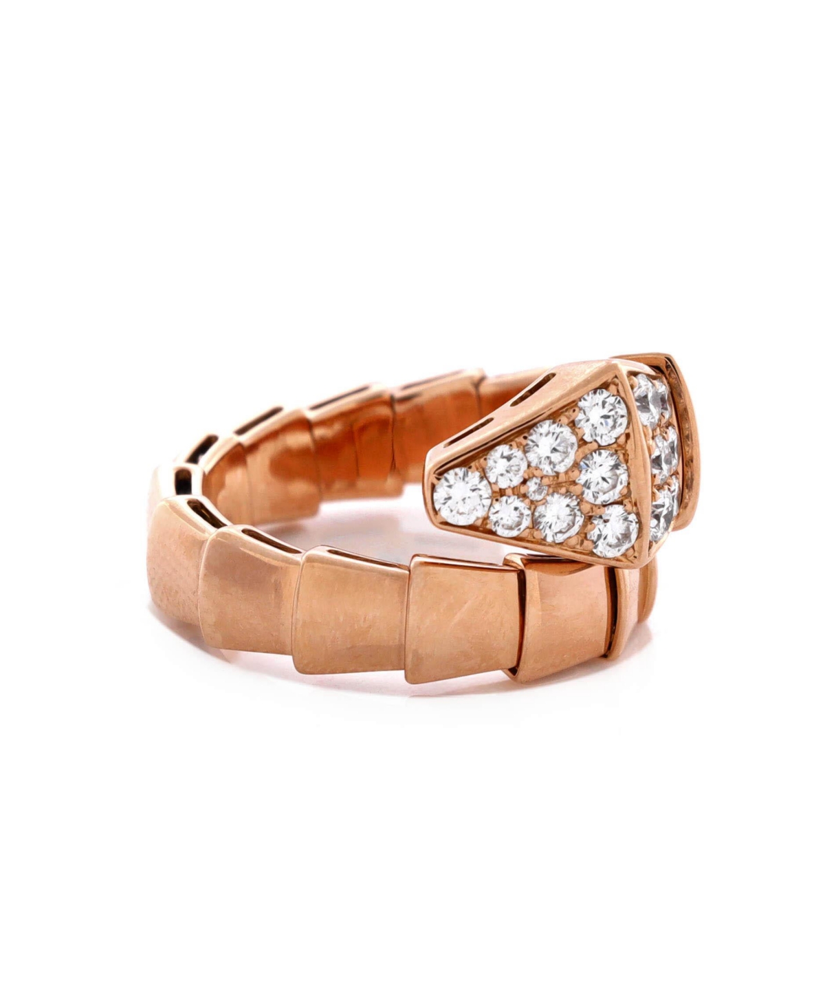 Pre-Owned Bvlgari Serpenti Viper One-Coil Ring