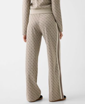 Women's Jacquard Straight Leg Pants