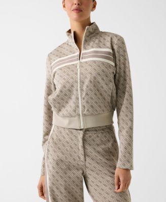 Women's Full-Zip Jacquard Sweatshirt