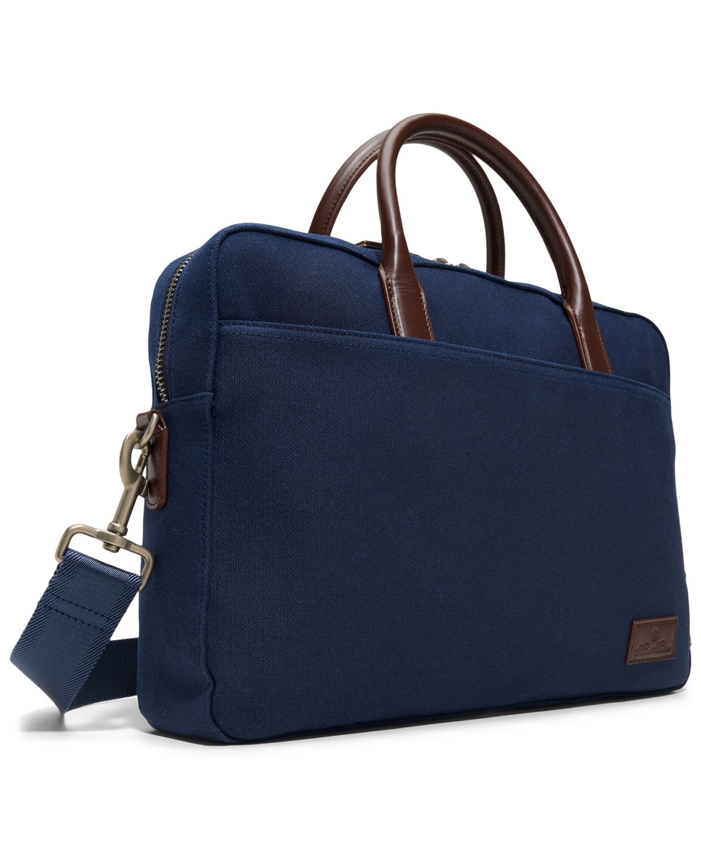 Мужская сумка Brooks Brothers Medford Handbag, цвет: Синий — фото 3