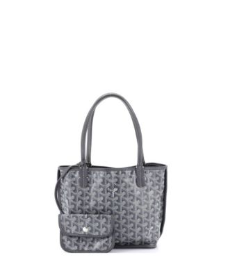 Mini Anjou Reversible Tote Coated Canvas