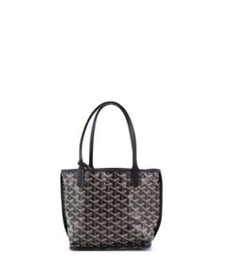 Mini Anjou Reversible Tote Coated Canvas