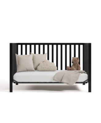 Morningside Convertible Crib – 1 Pc, Wood, 5-in-1 Design, Adjustable Mattress Support, Nursery Furniture