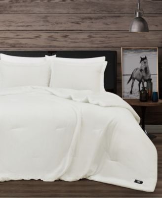 Vintage Washed Cotton 3-Pc. Comforter Set, Full/Queen
