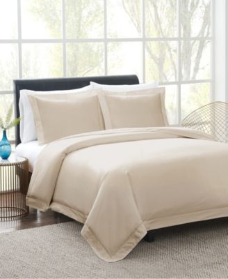 Classic 400-Thread Count Cotton 3-Pc. Duvet Cover Set, King