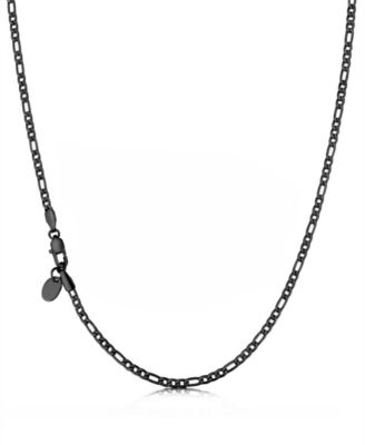 Men's Stainless Steel Figaro Chain Necklace