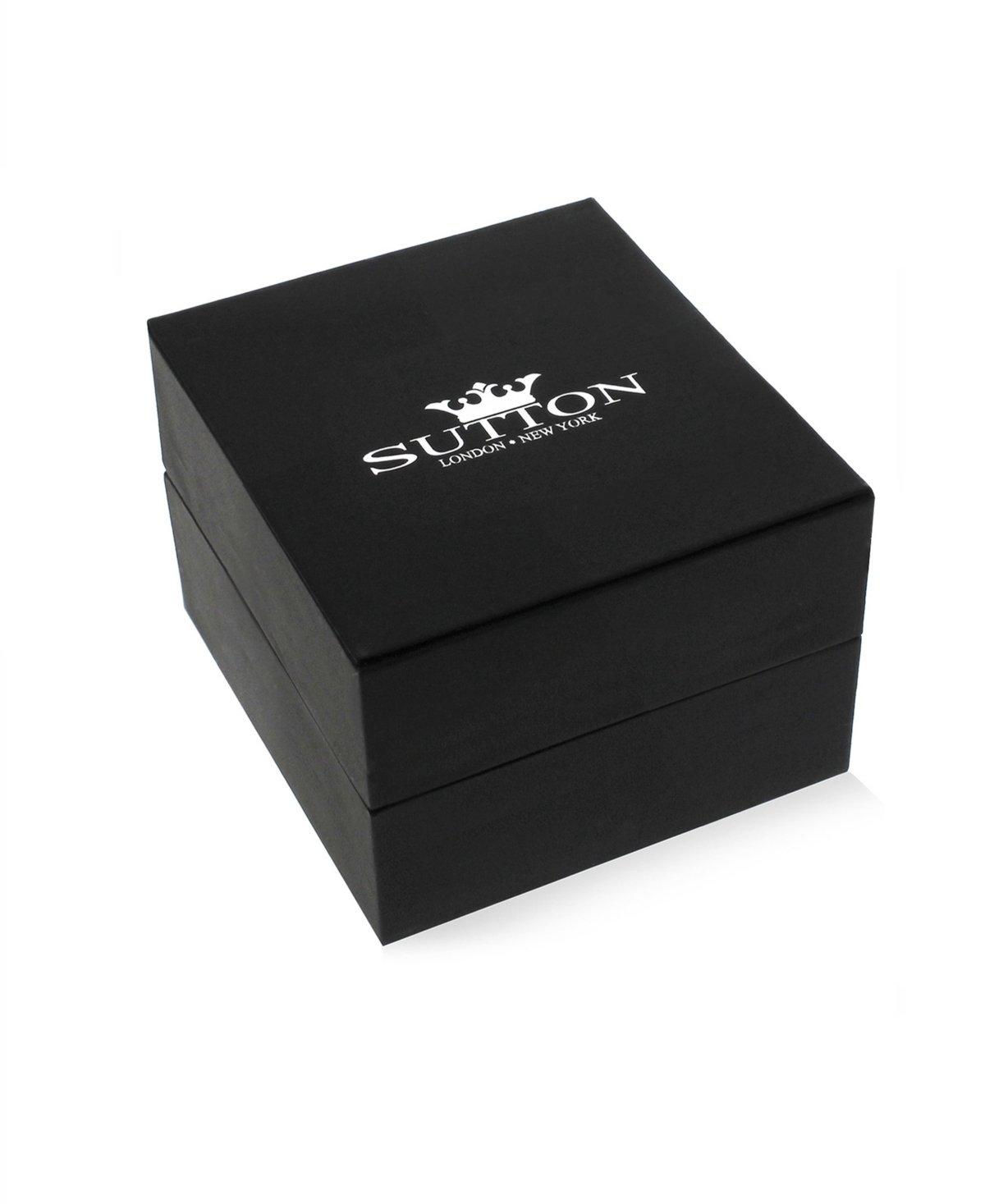 Rhona Sutton Men's Noble Stud Earrings in 14k White Gold Plated Over Sterling Silver