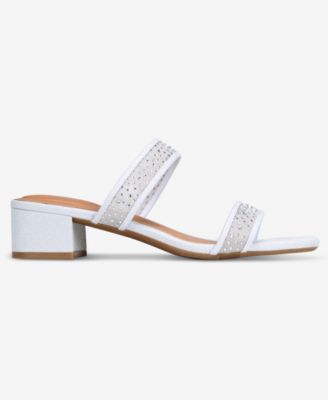 Women's Violettt Two Band Mesh Evening Slip-On Sandals