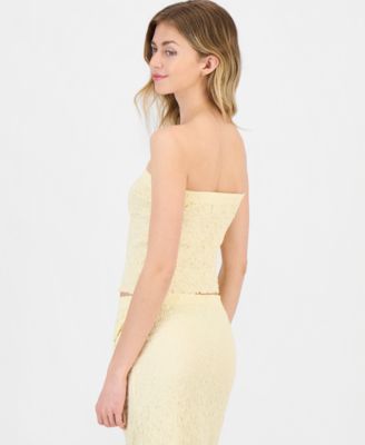 Juniors' Pucker Tube Top