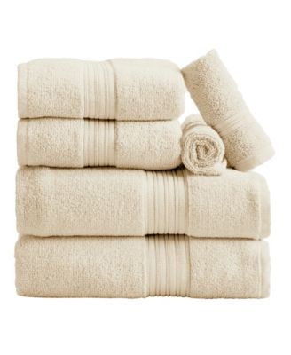 Linery and Co. Quick-Drying Cotton 6-Piece Bath Towel Set
