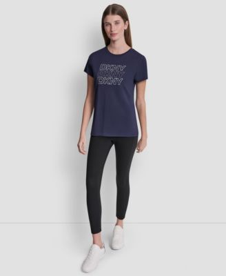 Women's Triple Rhinestone Foil Logo T-Shirt