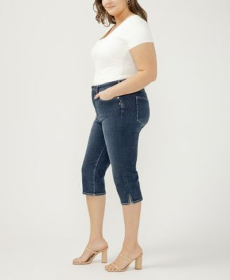 Plus Size Isbister High-Rise Capri Jeans