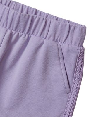 Girls French Terry Pull On Shorts