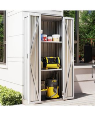 Outdoor Storage Cabinet Waterproof with Shelves