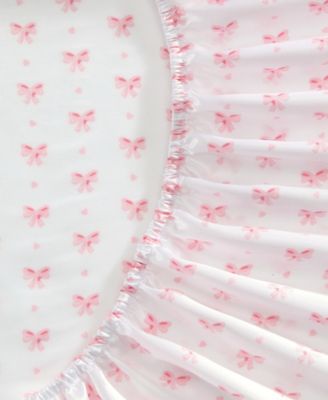 Printed Satin Heart of Mine 4-Pc. Sheet Set, Queen