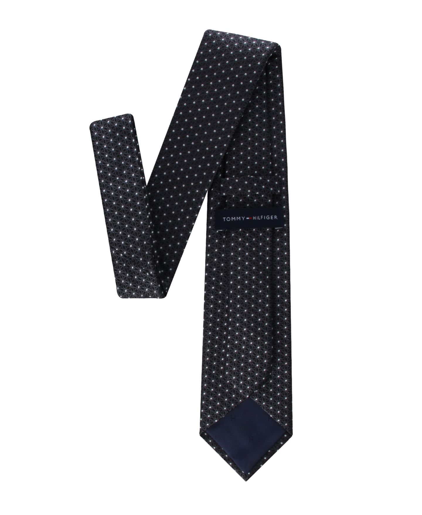 Мужские галстуки Tommy Hilfiger Ashton Floral Tie, цвет: Чёрный — фото 5
