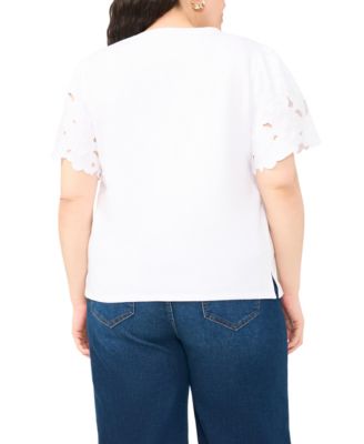 Plus Size Crewneck Pull-On Top