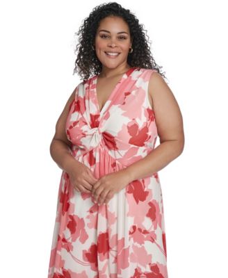 Plus Size Printed Maxi Dress