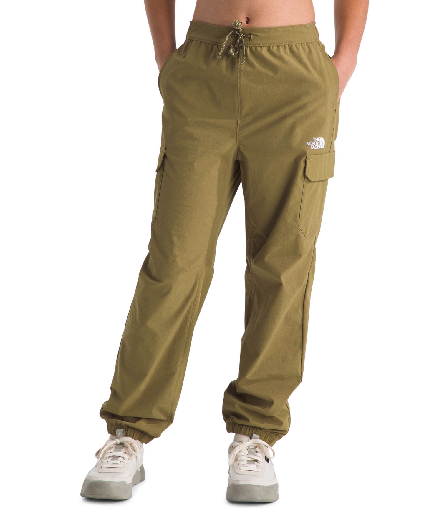 Детские брюки-карго The North Face Zawn на резинке, 6-16, цвет: Оливковый — фото 2