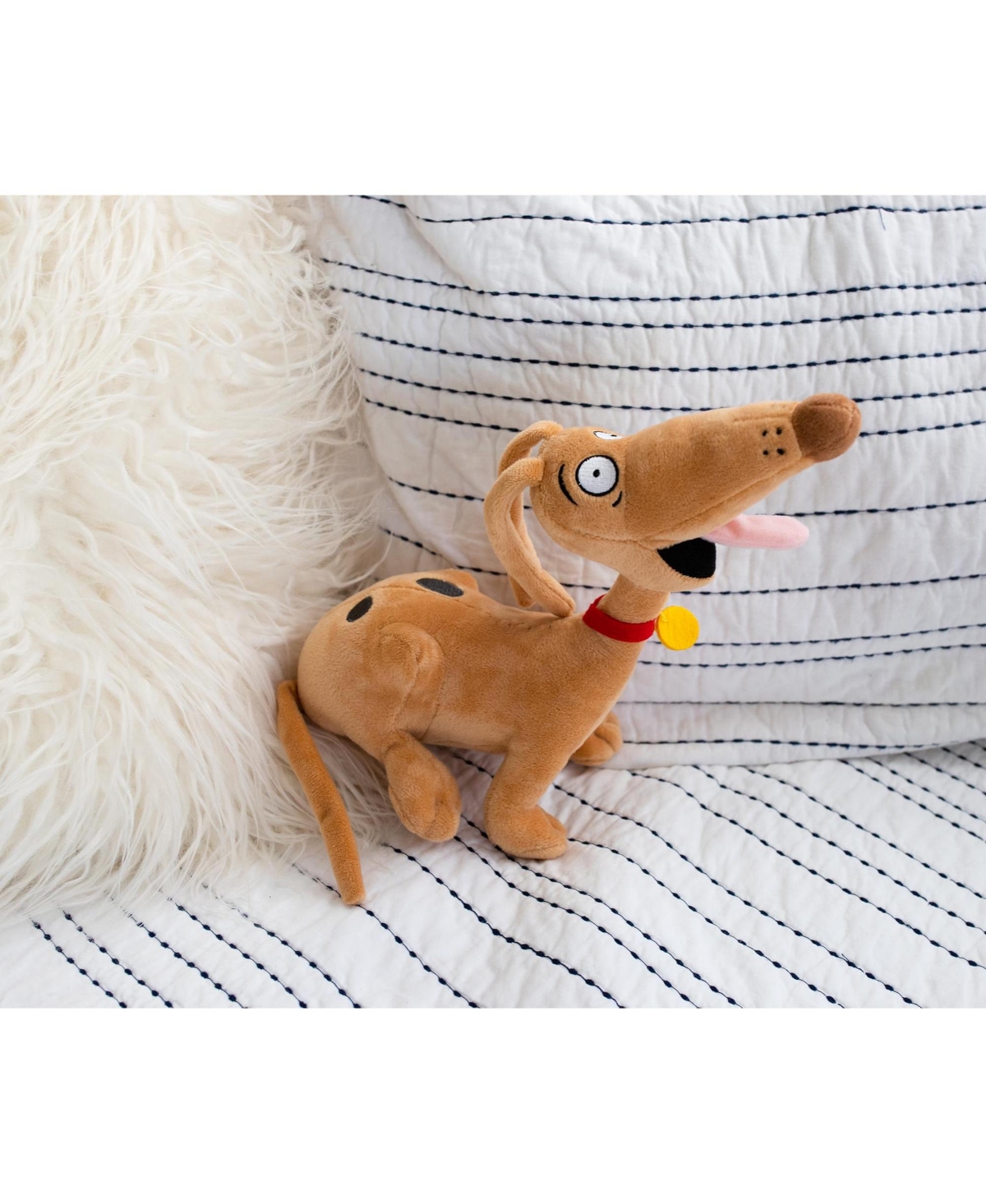 Nickelodeon Rugrats Spike 12-Inch Character Plush Toy | Soft Cute Plushies And Big Stuffed Animals, Cartoon Gifts And Collectibles | Kids Room Decor,