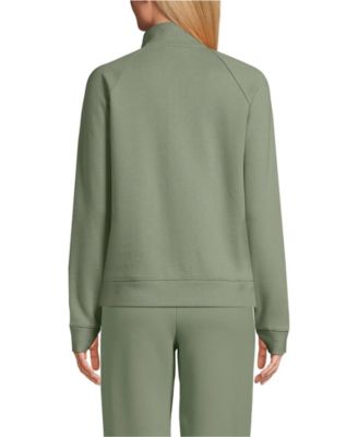 Women's Serious Sweats Full Zip Mock Neck Sweatshirt