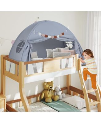 Indoor Bed Canopy Tent for Kids with 2 Windows