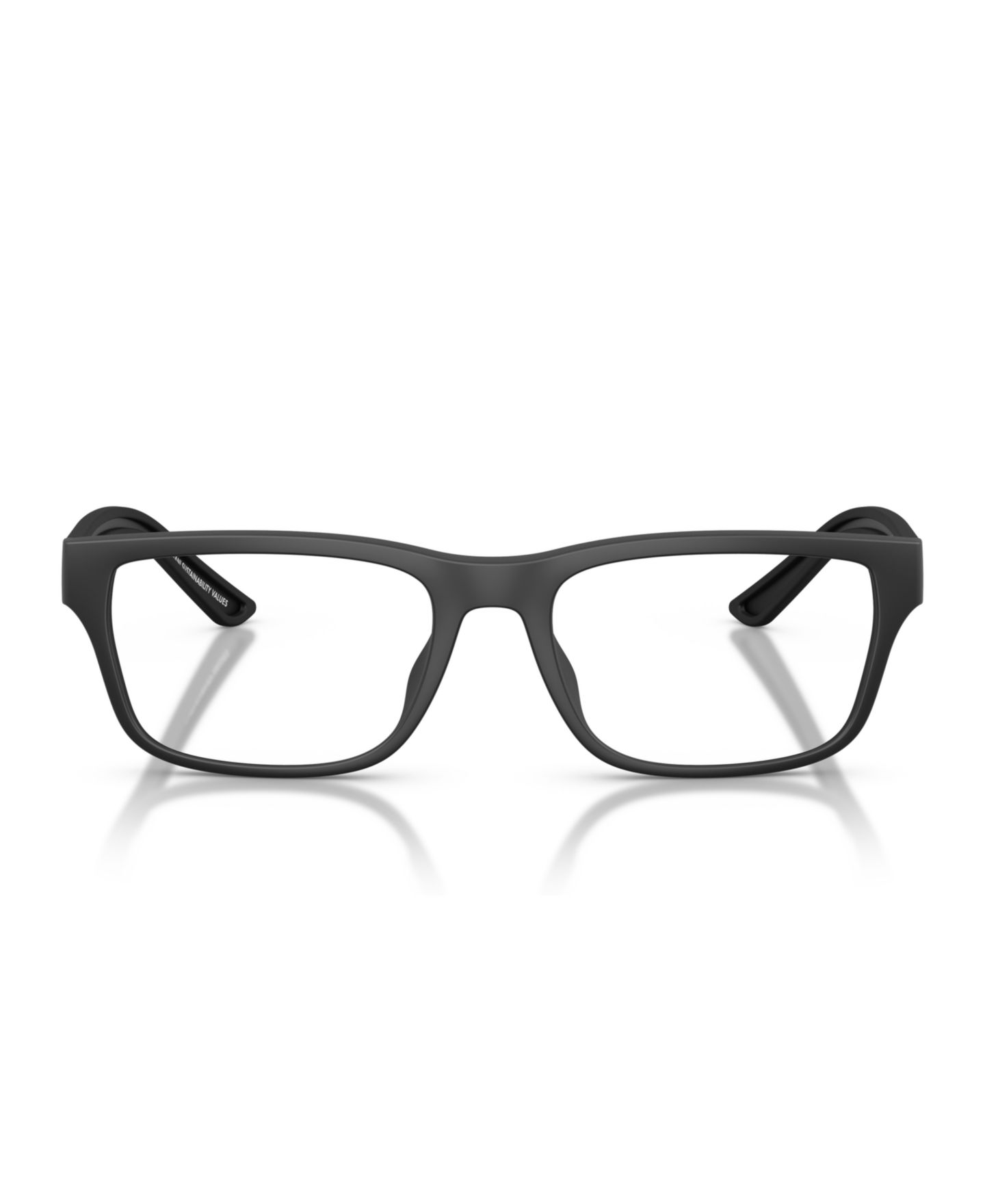 Мужские очки Emporio Armani Man Pillow Plastic EA3276U Eyeglasses, цвет: Матовый чёрный — фото 4