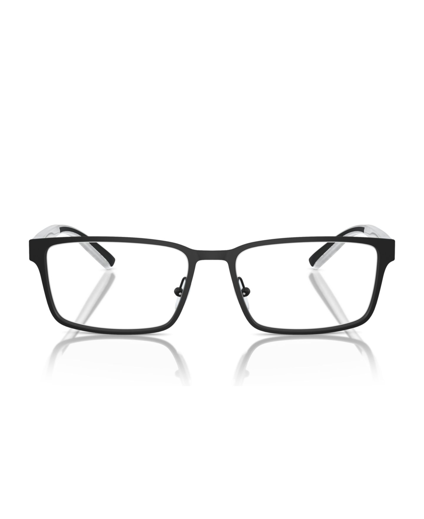 Мужские очки Scuderia Ferrari Man Rectangle Metal FZ7002 Eyeglasses, цвет: Матовый чёрный — фото 4