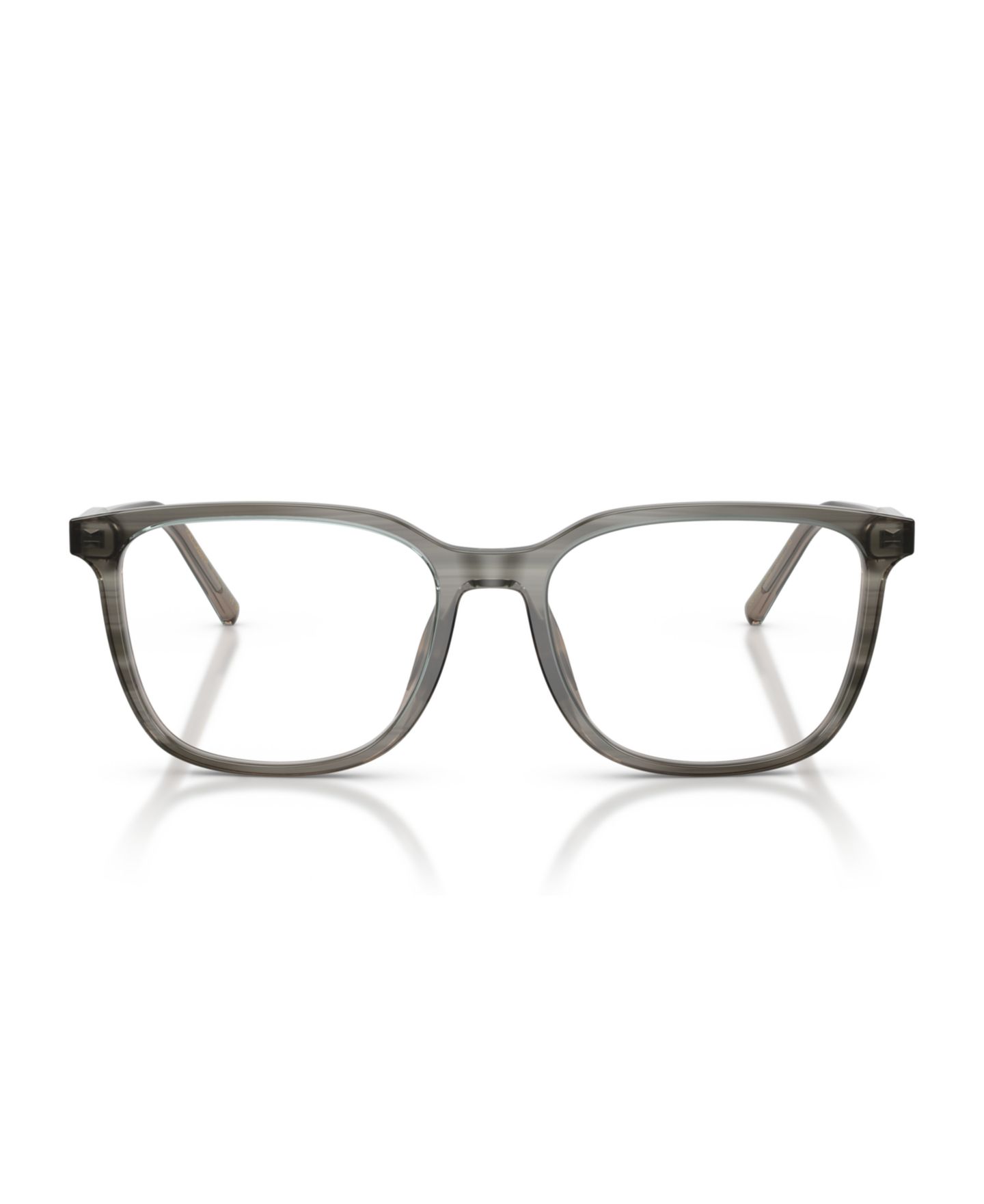 Мужские очки Dolce&Gabbana Man Square Plastic DG3445 Eyeglasses, цвет: Серый полосатый серый — фото 5