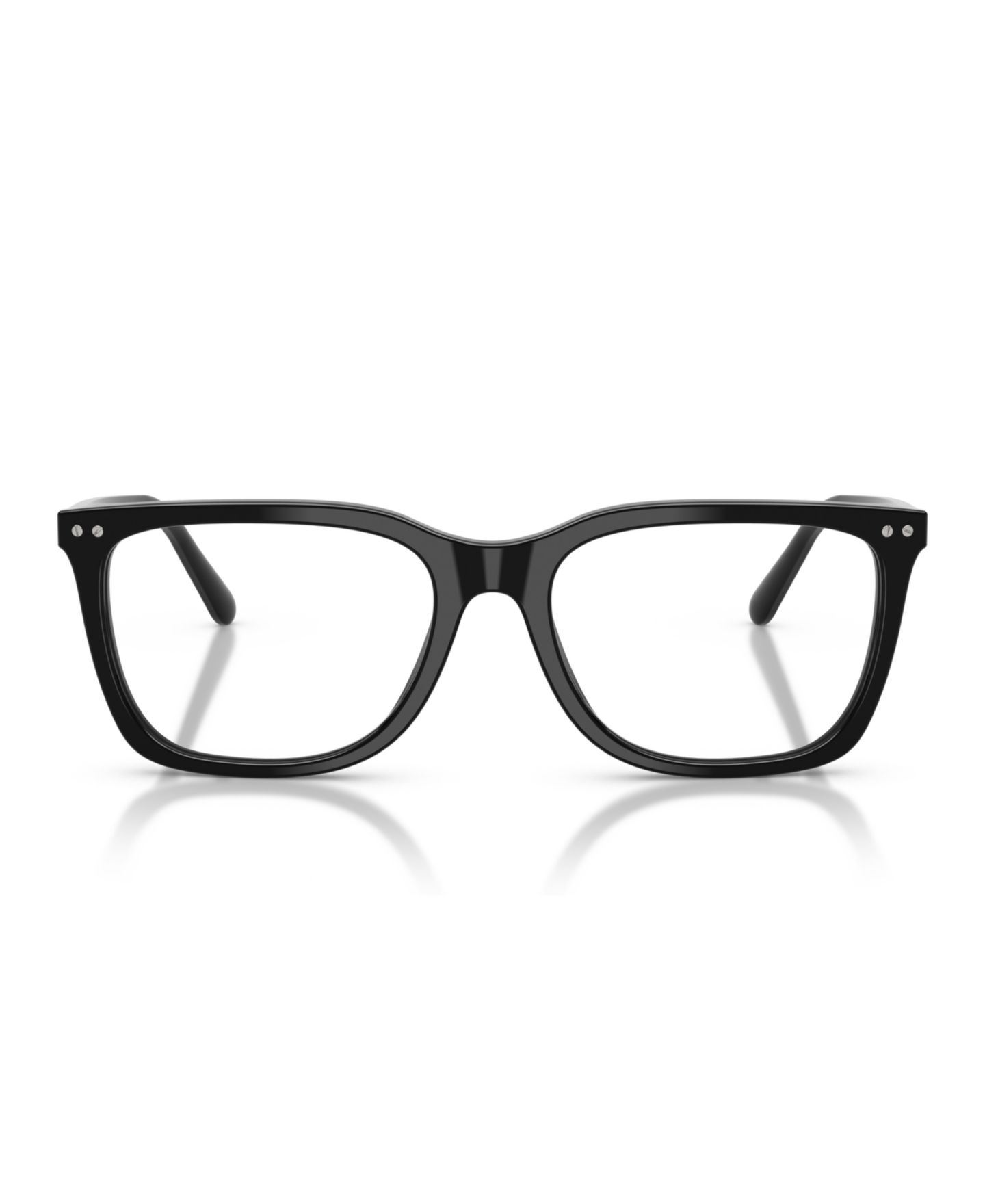 Мужские очки Ralph Lauren Man Rectangle Plastic RL6265 Eyeglasses, цвет: Чёрный — фото 5