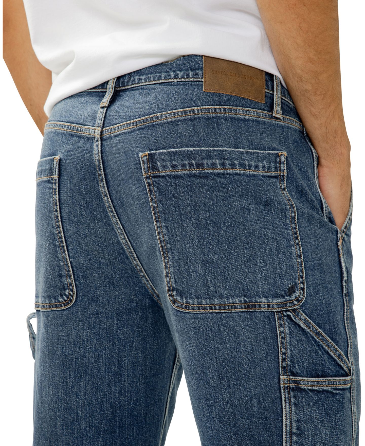 Мужские джинсы Silver Jeans Co. Straight-Fit, цвет: Myrtle — фото 3