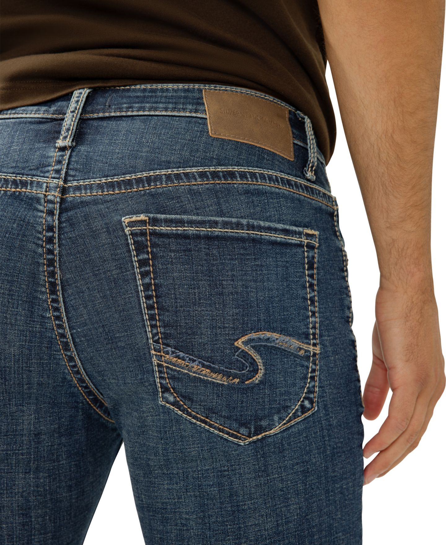 Мужские джинсы Silver Jeans Co. Bootcut Slim-Fit, цвет: Castillo — фото 3