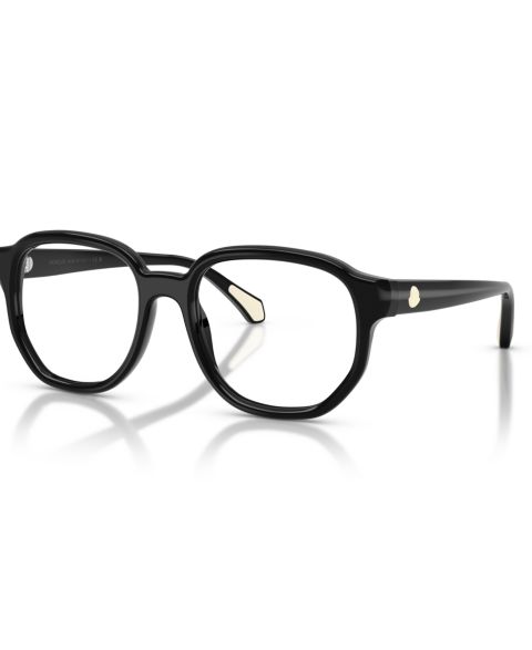 Очки Moncler Unisex Pillow Plastic ME2027 Eyeglasses, цвет: Блестящий чёрный