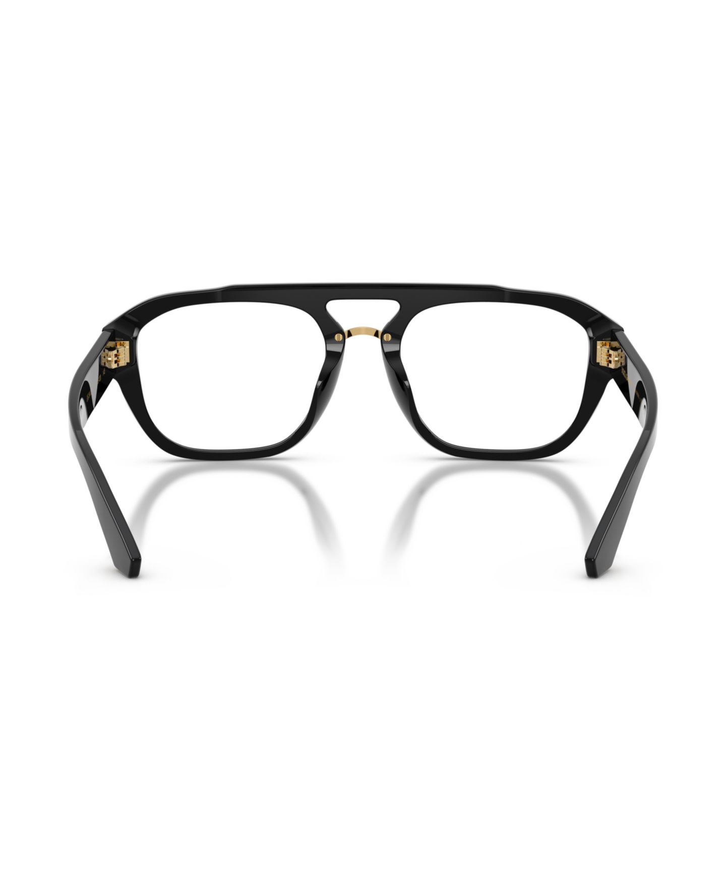 Мужские очки Dolce&Gabbana Man Pilot/Aviator Plastic DG3415 Eyeglasses, цвет: Чёрный — фото 2