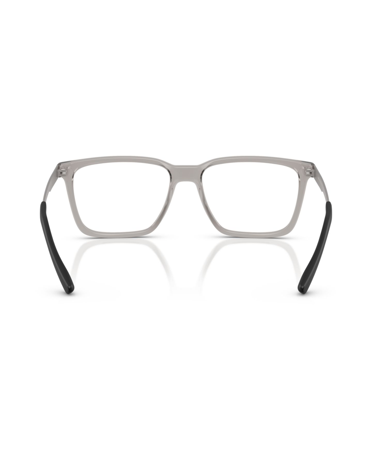 Мужские очки A|X Armani Exchange Armani Exchange Man Rectangle Plastic AX3103 Eyeglasses, цвет: Блестящий прозрачный серый — фото 2