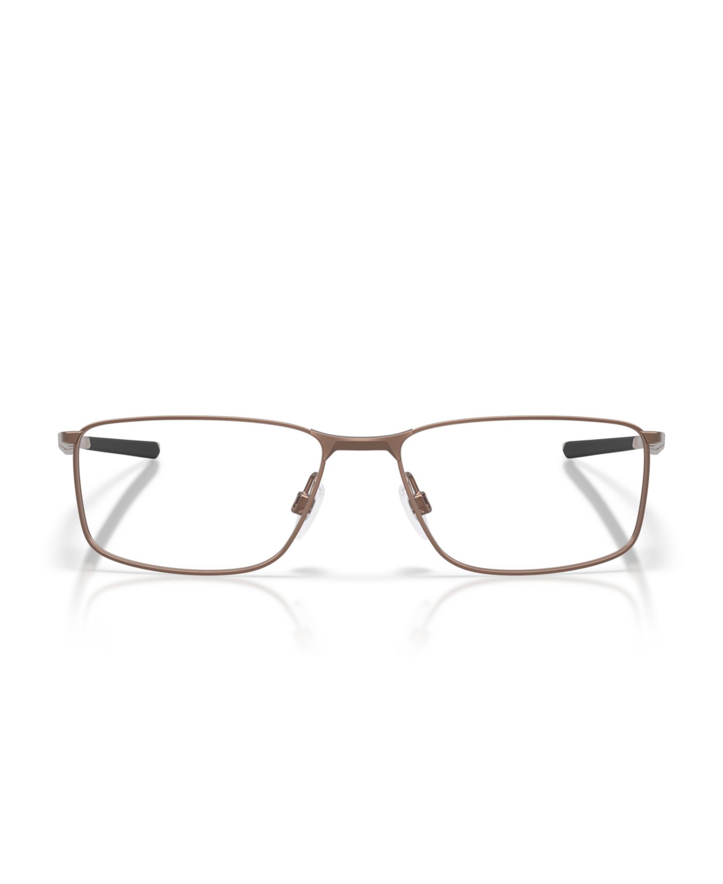 Мужские очки Oakley Man Rectangle Metal OX3217 Socket 5.0 Limitless Collection Eyeglasses, цвет: Красное дерево — фото 4