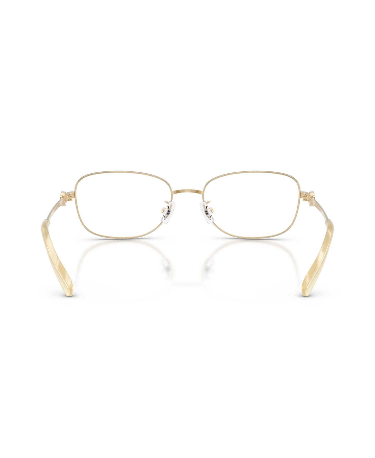 Женские очки Tory Burch Woman Rectangle Metal TY1098 Eyeglasses, цвет: Светлый золотой — фото 2