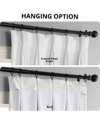 French Pleat Signature Velvet Blackout Curtain