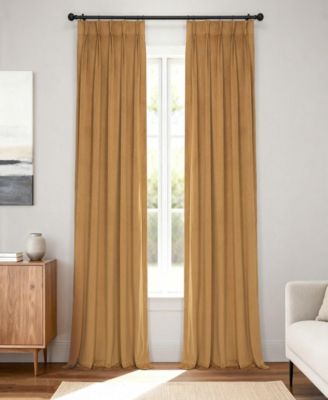 French Pleat Signature Velvet Blackout Curtain