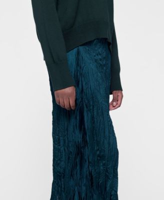 Women's Asymmetric Plisse Skirt