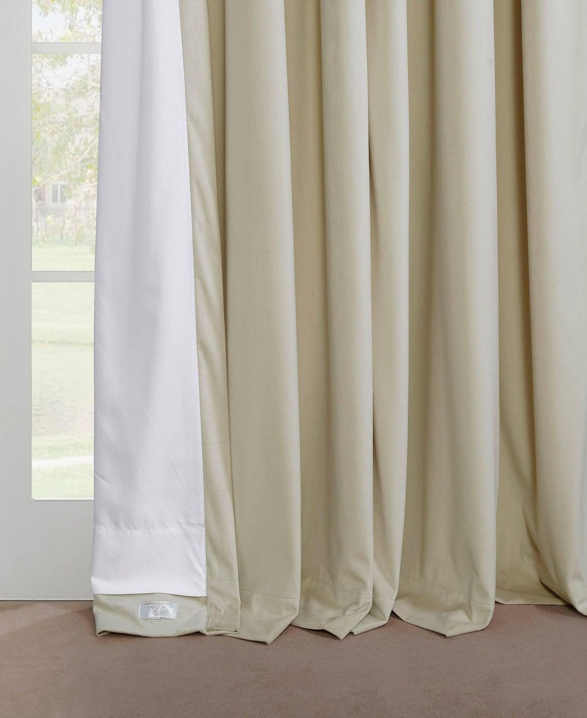 Half Price Drapes French Pleat Heritage Plush Velvet Room Darkening Curtain