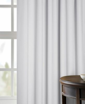 French Pleat Performance Linen Hotel Blackout Curtain