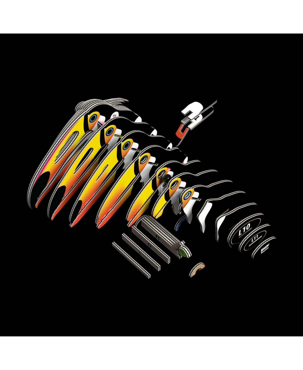 Eugy Toucan 3D Puzzle