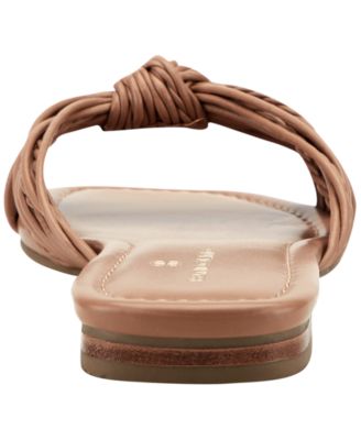 Women's Sella Knotted Flat Slip-On Sandals