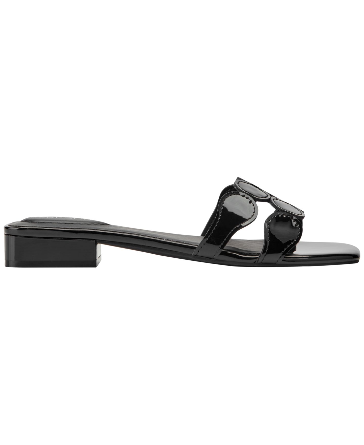 Женские сандалии Bandolino Mayla Slip On Flat, цвет: Чёрный лаковый — фото 2