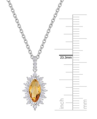 3-Pc. Amethyst (3 ct. t.w.) & Lab Grown White Sapphire (1-7/8 ct. t.w.) Ring, Earring & Necklace in Sterling Silver (also in Other Gemstones)