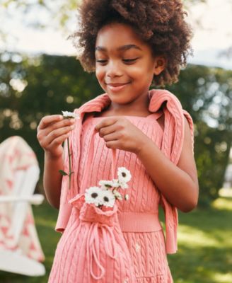 Girls' 2T-6X Mini-Cable Tiered Skirt