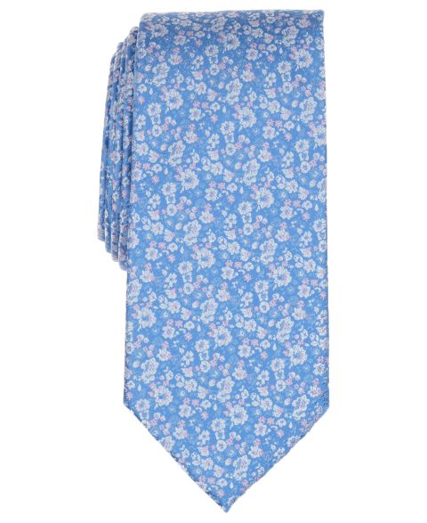 Мужские галстуки Michael Kors Avignon Floral Tie, цвет: Индиго
