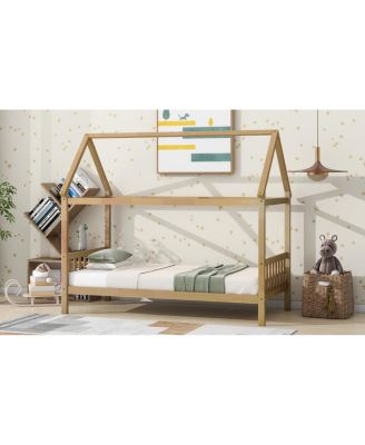 House Bed with Headboard and Footboard